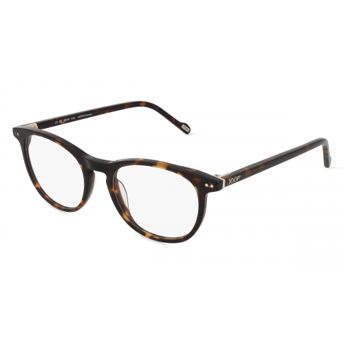 JOOP! JP 1203 Unisex-Brille inkl. Gläser Vollrand Oval Acetat-Gestell 50mm/18mm/145mm, braun