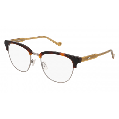 MINI EYEWEAR 741021 Unisex-Brille inkl. Gläser Vollrand Butterfly Material Mix-Gestell 53mm/20mm/140mm, braun