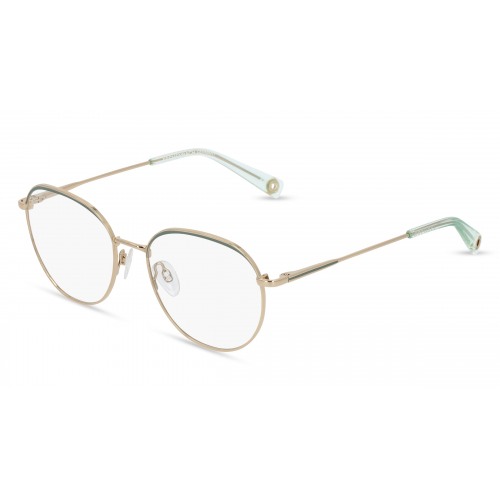 Brendel eyewear 902358 Damen-Brille inkl. Gläser Vollrand Panto Metall-Gestell 51mm/17mm/135mm, gold