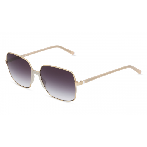 Humphrey’s eyewear 585311 Damen-Sonnenbrille Vollrand Eckig Titanflex-Gestell, gold