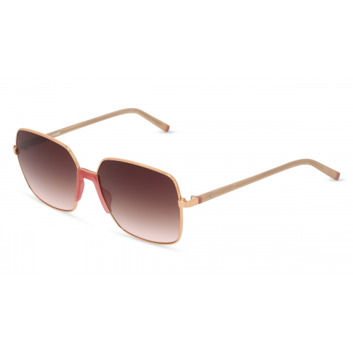 Humphrey’s eyewear 585311 Damen-Sonnenbrille Vollrand Eckig Titanflex-Gestell, gold