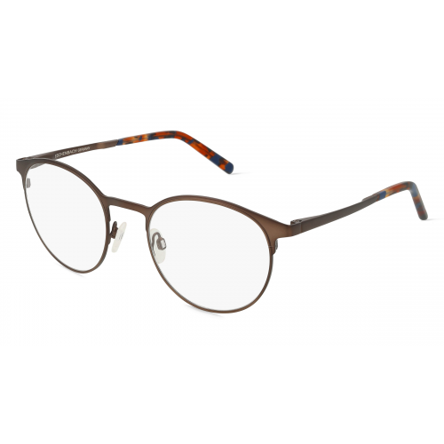 Freigeist  862042 Herren-Brille inkl. Gläser Vollrand Panto Metall-Gestell 53mm/22mm/150mm, braun