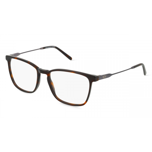 MINI EYEWEAR 741027 Herren-Brille inkl. Gläser Vollrand Eckig Material Mix-Gestell 53mm/17mm/140mm, braun