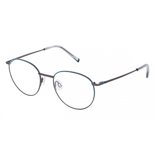 Humphrey’s eyewear 582327 Unisex-Brille inkl. Gläser Vollrand Panto Metall-Gestell 49mm/18mm/140mm, grau