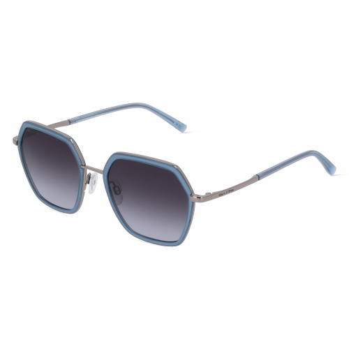 Marc O' Polo Eyewear 505110 Damen-Sonnenbrille Vollrand Eckig Metall-Gestell, blau