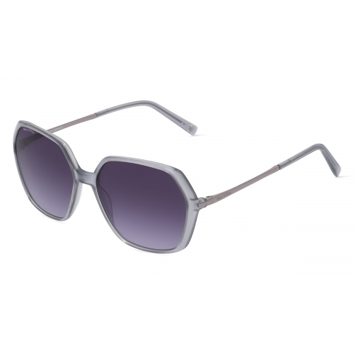 Marc O' Polo Eyewear 506189 Damen-Sonnenbrille Vollrand Achteckig Kunststoff-Gestell, grau