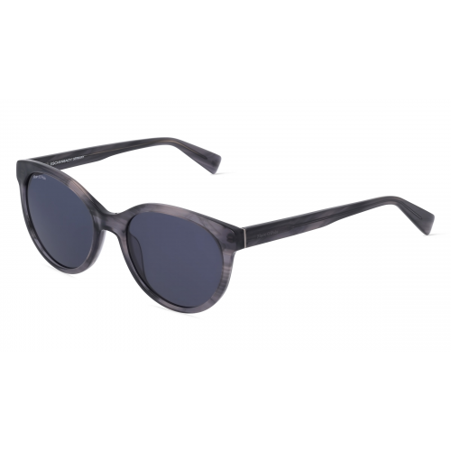 Marc O' Polo Eyewear 506193 Damen-Sonnenbrille Vollrand Rund Kunststoff-Gestell, grau