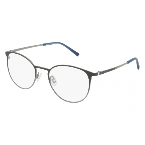 HUMPHREY’S eyewear 582382 Herren-Brille inkl. Gläser Vollrand Panto Metall-Gestell 51mm/19mm/140mm, grau