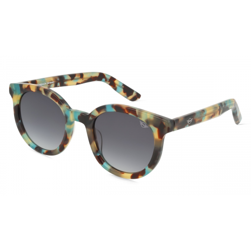 MINI EYEWEAR 746020 Unisex-Sonnenbrille Vollrand Panto Kunststoff-Gestell, braun