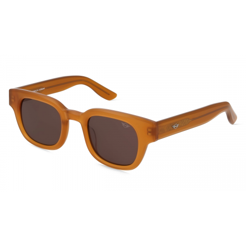 MINI EYEWEAR 746019 Unisex-Sonnenbrille Vollrand Browline Kunststoff-Gestell, gelb