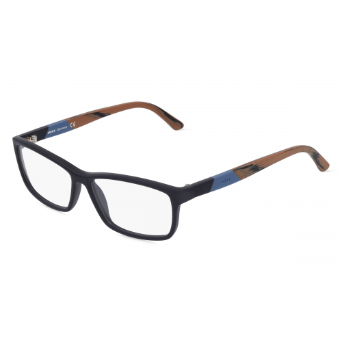 Mexx 5336 Damen-Brille inkl. Gläser Vollrand Eckig Kunststoff-Gestell 54mm/14mm/135mm, schwarz