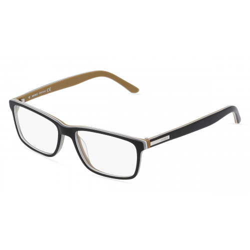 Mexx 5353 Herren-Brille inkl. Gläser Vollrand Eckig Kunststoff-Gestell 54mm/15mm/145mm, schwarz