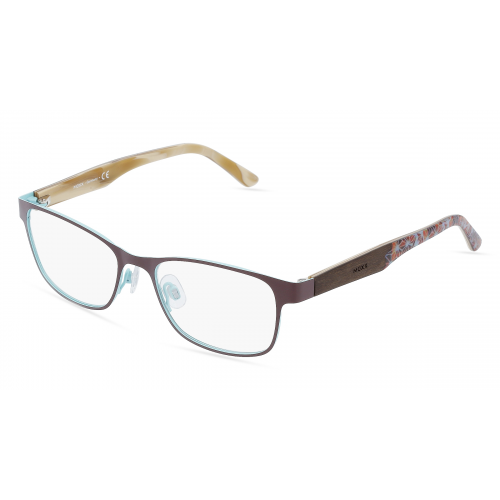 Mexx 5166 Damen-Brille inkl. Gläser Vollrand Eckig Metall-Gestell 52mm/17mm/135mm, braun