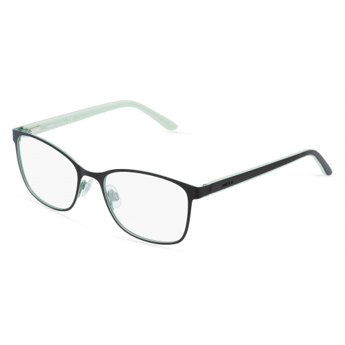 Mexx 5167 Damen-Brille inkl. Gläser Vollrand Eckig Metall-Gestell 53mm/18mm/135mm, schwarz