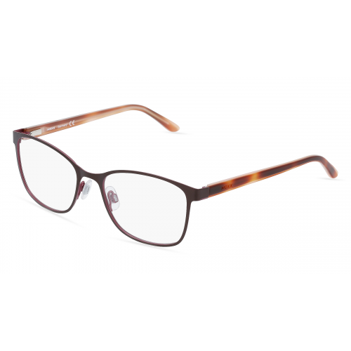 Mexx 5167 Damen-Brille inkl. Gläser Vollrand Eckig Metall-Gestell 53mm/18mm/135mm, braun