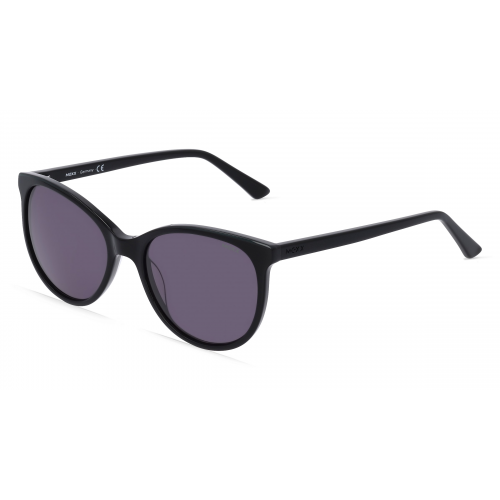 Mexx Eyes 6498 Damen-Sonnenbrille Vollrand Butterfly Kunststoff-Gestell, schwarz