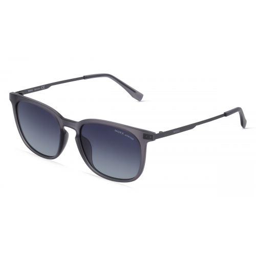 Mexx Eyes 6508 Herren-Sonnenbrille Vollrand Oval Kunststoff-Gestell, grau