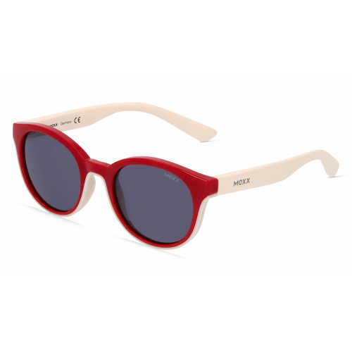 Mexx Eyes 5240 Kinder-Sonnenbrille Vollrand Rund Kunststoff-Gestell, rot