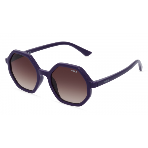 Mexx Eyes 5241 Jugend-Sonnenbrille Vollrand Achteckig Kunststoff-Gestell, lila