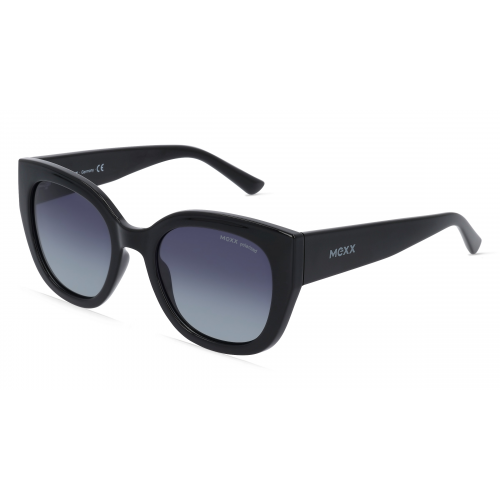 Mexx Eyes 6530 Damen-Sonnenbrille Vollrand Butterfly Kunststoff-Gestell, schwarz