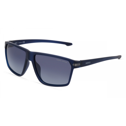 Mexx Eyes 6537 Herren-Sonnenbrille Vollrand Eckig Kunststoff-Gestell, blau