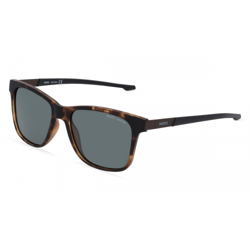 Mexx Eyes 6538 Herren-Sonnenbrille Vollrand Eckig Kunststoff-Gestell, braun