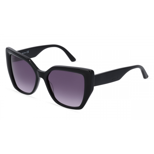 Mexx Eyes 6512 Damen-Sonnenbrille Vollrand Butterfly Kunststoff-Gestell, schwarz