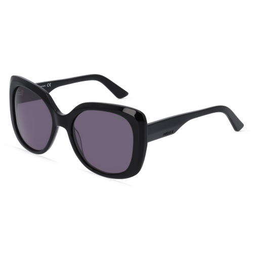 Mexx Eyes 6513 Damen-Sonnenbrille Vollrand Butterfly Kunststoff-Gestell, schwarz