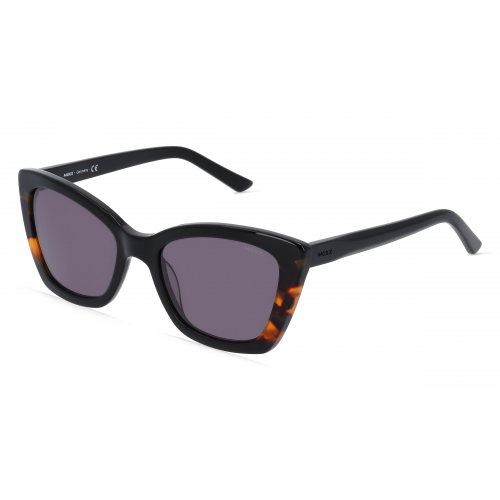 Mexx Eyes 6514 Damen-Sonnenbrille Vollrand Butterfly Kunststoff-Gestell, schwarz