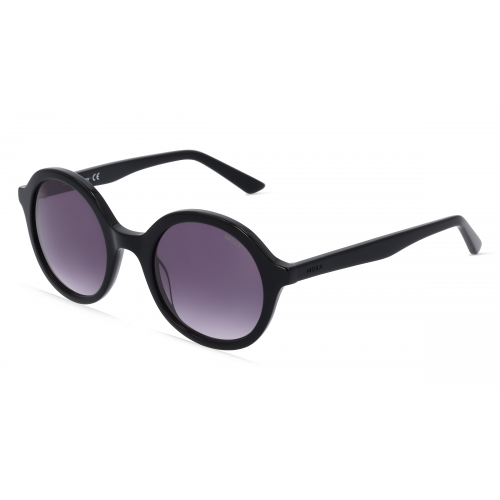 Mexx Eyes 6515 Damen-Sonnenbrille Vollrand Rund Kunststoff-Gestell, schwarz