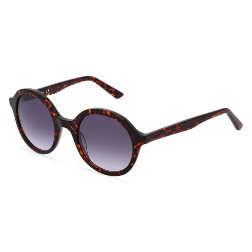 Mexx Eyes 6515 Damen-Sonnenbrille Vollrand Rund Kunststoff-Gestell, braun