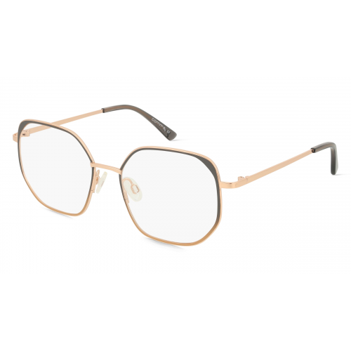 Comma 70192 Damen-Brille inkl. Gläser Vollrand Butterfly Metall-Gestell 54mm/18mm/145mm, gold