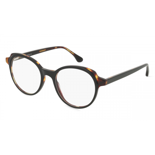 Comma 70204 Damen-Brille inkl. Gläser Vollrand Butterfly Kunststoff-Gestell 49mm/19mm/145mm, schwarz