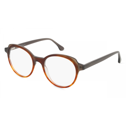 Comma 70204 Damen-Brille inkl. Gläser Vollrand Butterfly Kunststoff-Gestell 49mm/19mm/145mm, braun