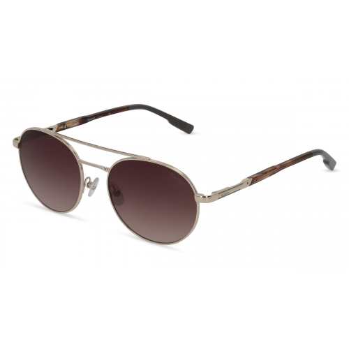 Hackett HE 1144 Unisex-Sonnenbrille Vollrand Panto Metall-Gestell, gold