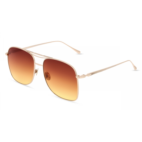 Scotch & Soda SS 5011 Unisex-Sonnenbrille Vollrand Pilot Metall-Gestell, gold