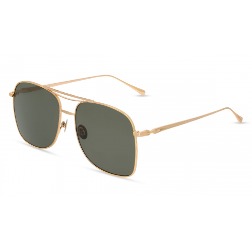 Scotch & Soda SS 5011 Unisex-Sonnenbrille Vollrand Pilot Metall-Gestell, gold