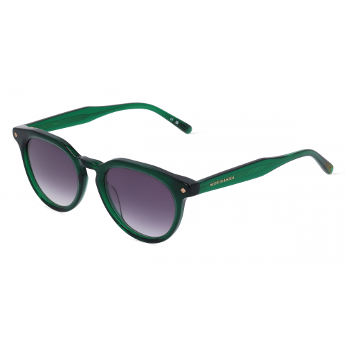 Scotch & Soda SS 8011 Herren-Sonnenbrille Vollrand Panto Kunststoff-Gestell, grün