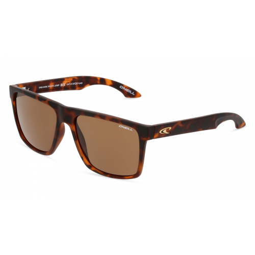 O'Neill HARLYN2.0 Unisex-Sonnenbrille Vollrand Eckig Kunststoff-Gestell, braun