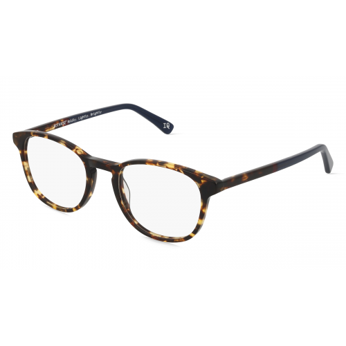 Botaniq BIO-1028 Herren-Brille inkl. Gläser Vollrand Panto Kunststoff-Gestell 50mm/20mm/145mm, braun