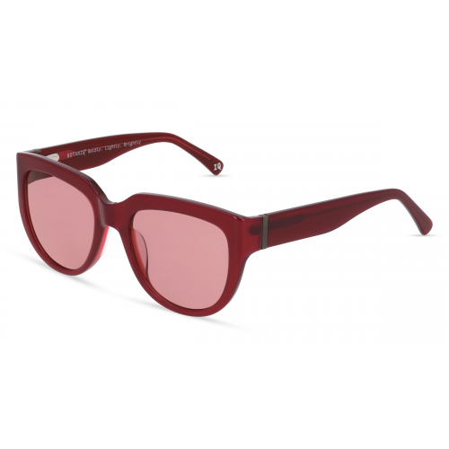 Botaniq -7001 Damen-Sonnenbrille Vollrand Butterfly Bio-Acetat-Gestell, pink