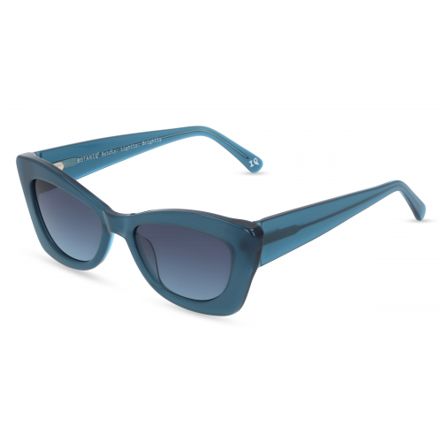 Botaniq -7006 Damen-Sonnenbrille Vollrand Butterfly Bio-Acetat-Gestell, blau