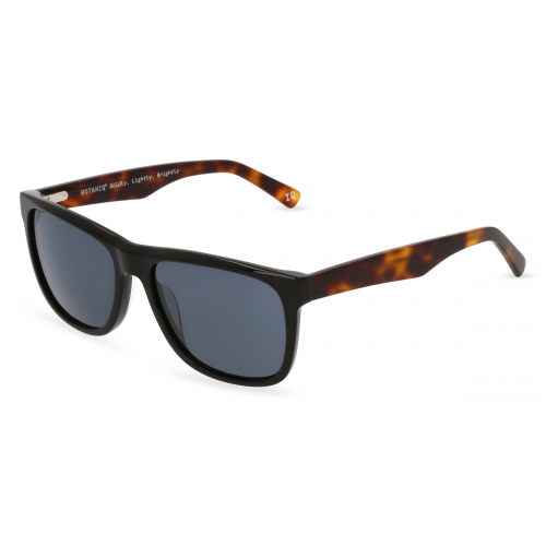 Botaniq -7015 Herren-Sonnenbrille Vollrand Eckig Bio-Acetat-Gestell, schwarz