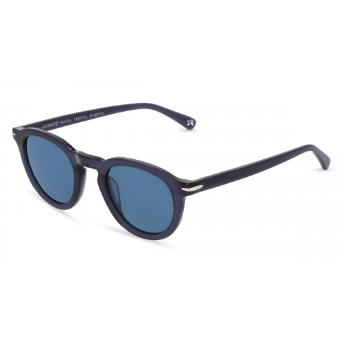 Botaniq -7017 Herren-Sonnenbrille Vollrand Panto Bio-Acetat-Gestell, blau