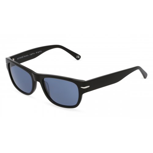 Botaniq -7018 Herren-Sonnenbrille Vollrand Eckig Bio-Acetat-Gestell, schwarz