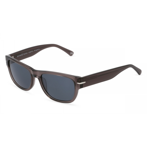 Botaniq -7018 Herren-Sonnenbrille Vollrand Eckig Bio-Acetat-Gestell, grau