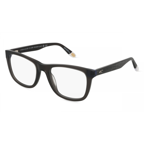 O'Neill ONB 4009 Herren-Brille inkl. Gläser Vollrand Eckig Kunststoff-Gestell 51mm/20mm/145mm, grau