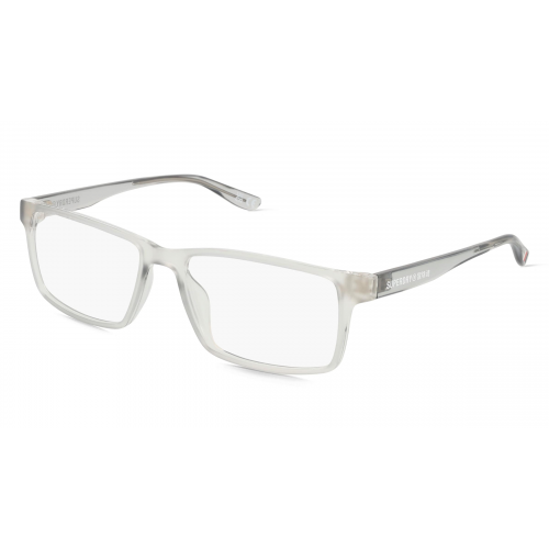 Superdry SDO Bendo22 Herren-Brille inkl. Gläser Vollrand Eckig Kunststoff-Gestell 57mm/17mm/145mm, grau