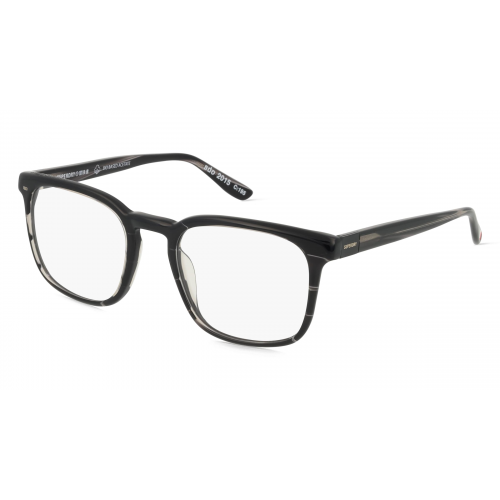 Superdry SDO 2015 Herren-Brille inkl. Gläser Vollrand Eckig Kunststoff-Gestell 52mm/21mm/145mm, schwarz