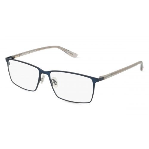 Superdry SDO 2016 Herren-Brille inkl. Gläser Vollrand Eckig Metall-Gestell 56mm/15mm/145mm, blau